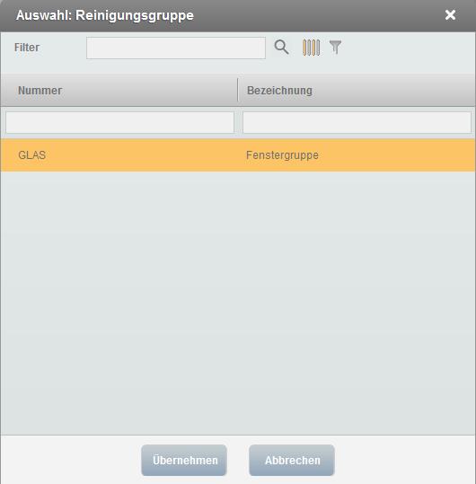 020_LookUp_Auswahl Reinigungsgruppe