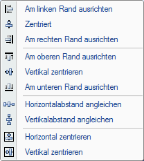 Funktionen - Ausrichtung