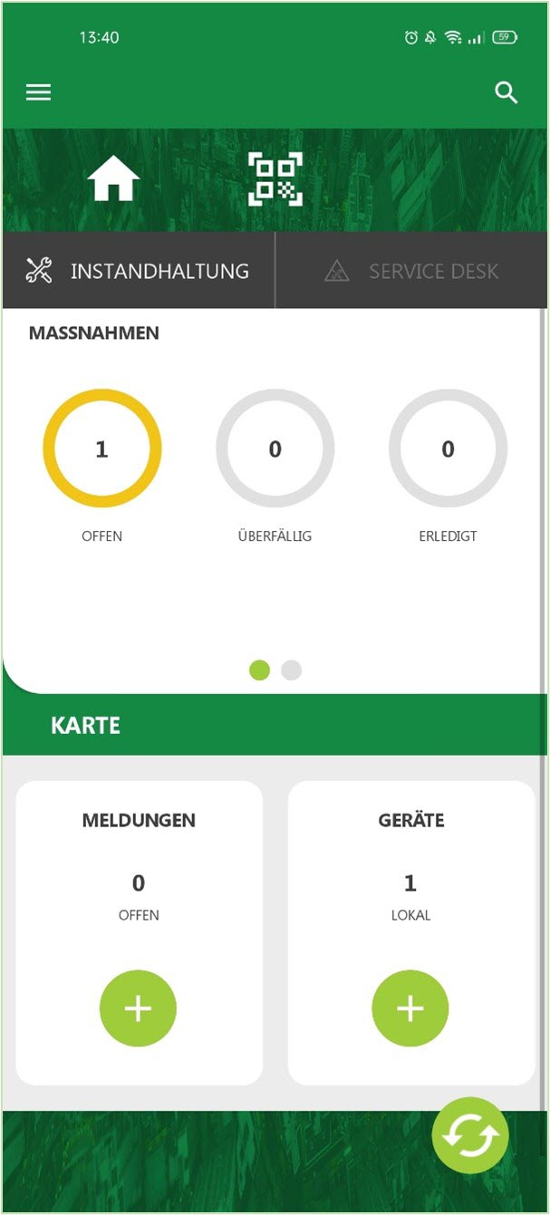 SVGW-App_Startseite