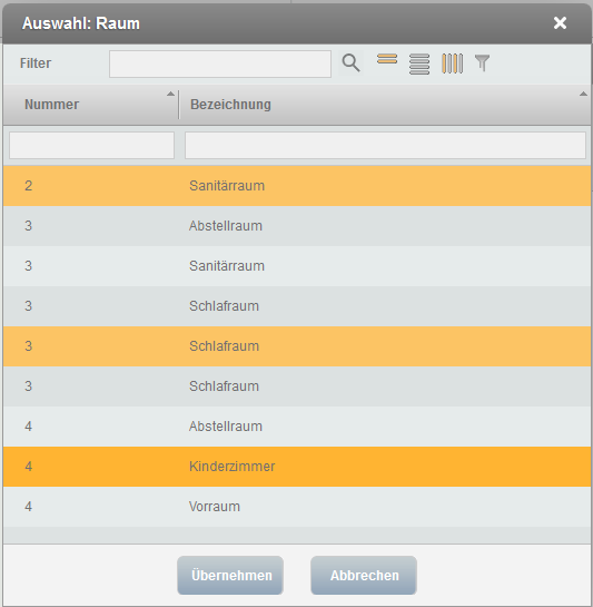 014_Räume Auswahl