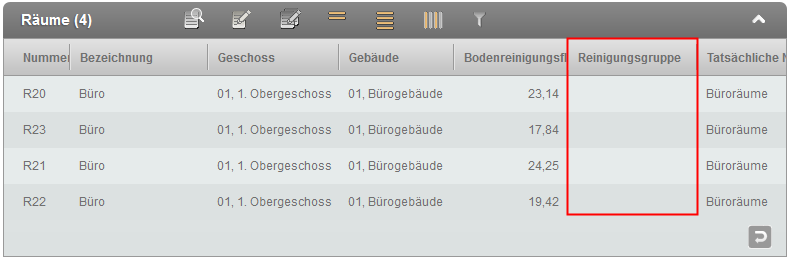 023_Reinigungsgruppe nicht vorhanden