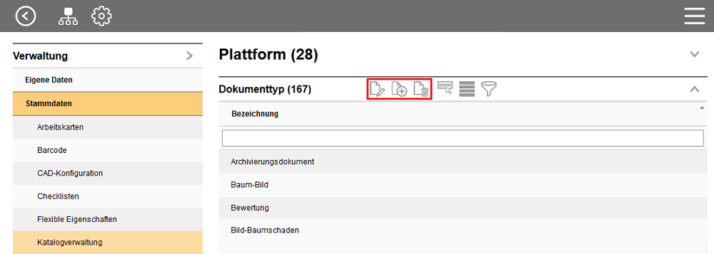 Einen neuen Dokumententyp definieren