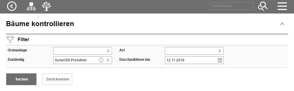 Filter Arbeitsabläufe