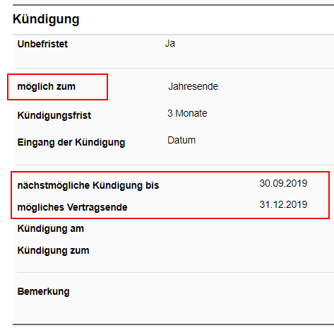 15a_Kndigung unbefristet zum