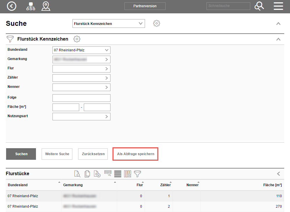 Speichern von Abfragen Speichern von Abfragen
