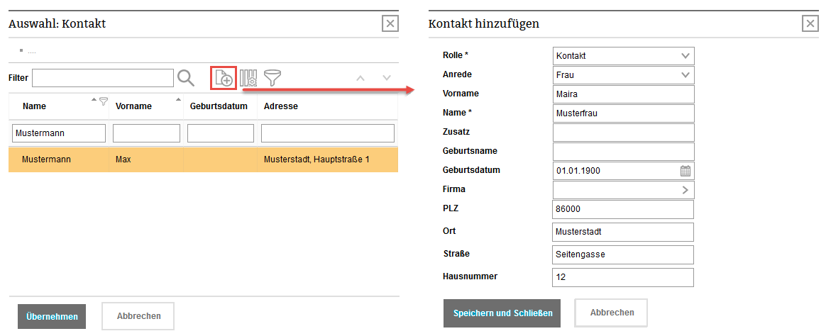 Kontaktauswahl_Lookup