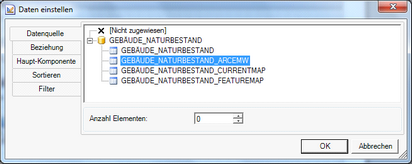 &nbsp;Daten einstellen