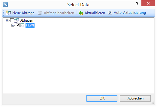 Tabelle auswählen Tabelle auswählen