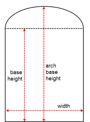 door-arch-measurements