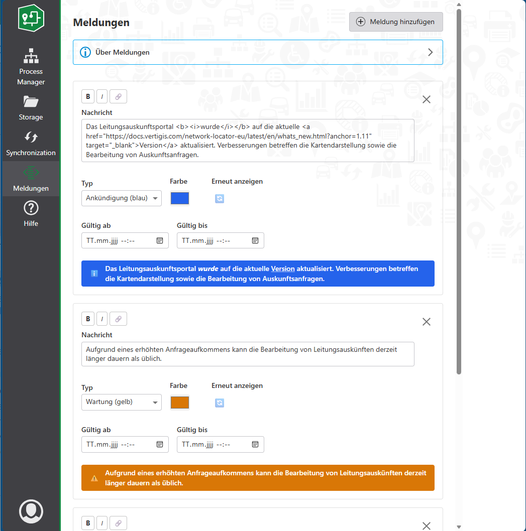 Login-Page-Announcements
