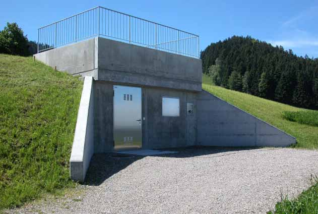 Wasserreservoir Eingangsbereich (Oberdiessbach)