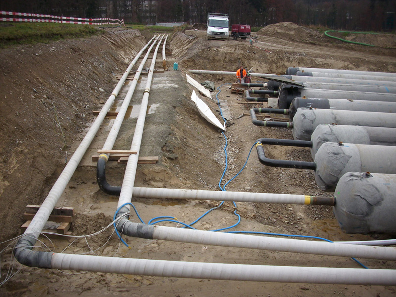 Pipe storage in construction (source: unknown)