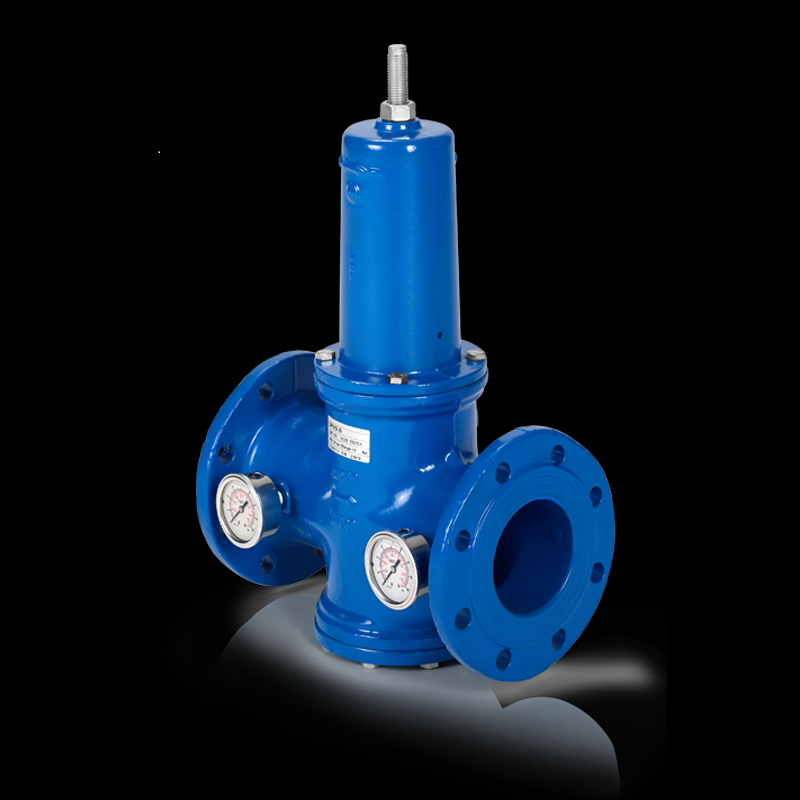 Spring closing pressure-reducing valve (vonRoll)