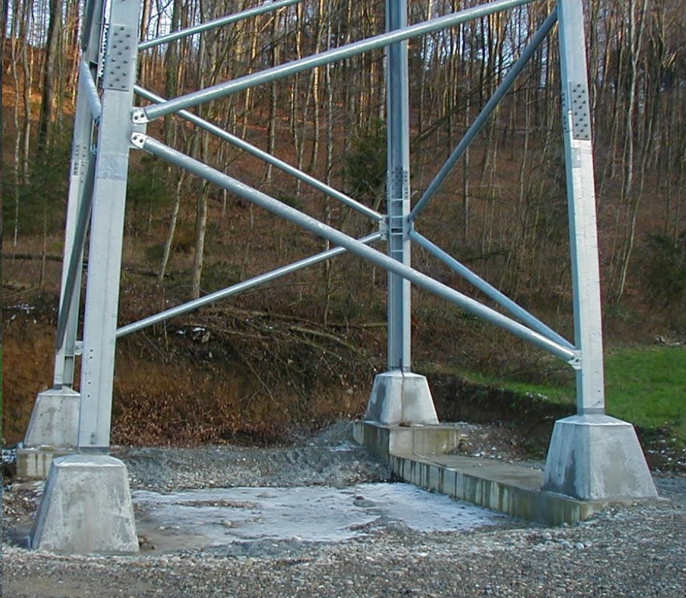 &nbsp;Fondation de mât
