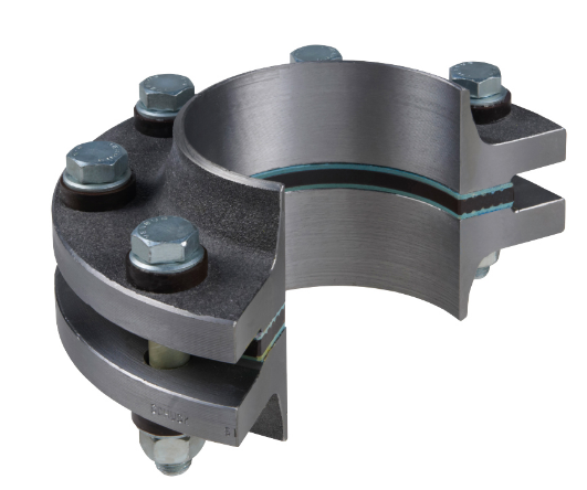 Paire de brides isolantes vissées