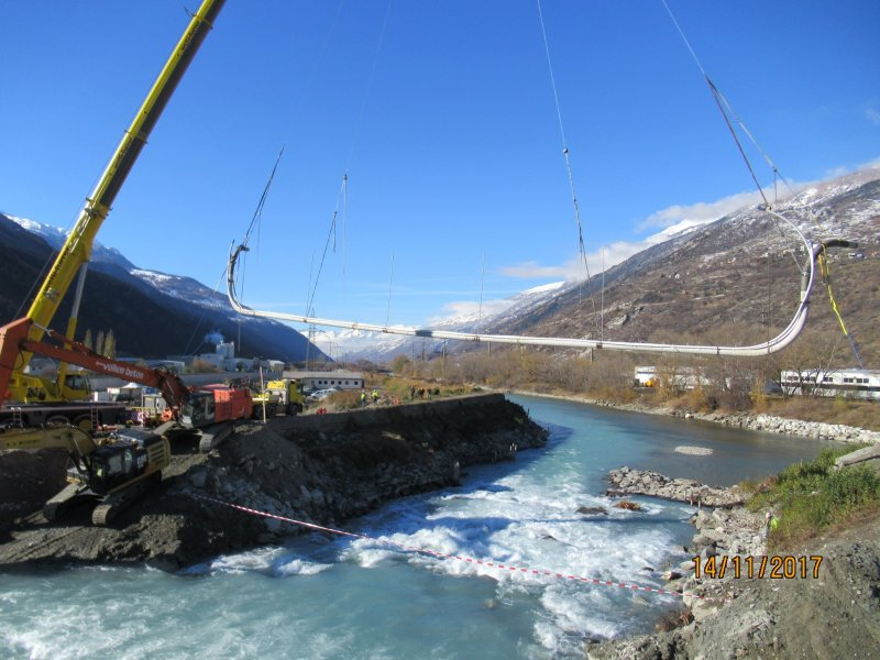 Conduite de gaz (déplacement à Viège CH