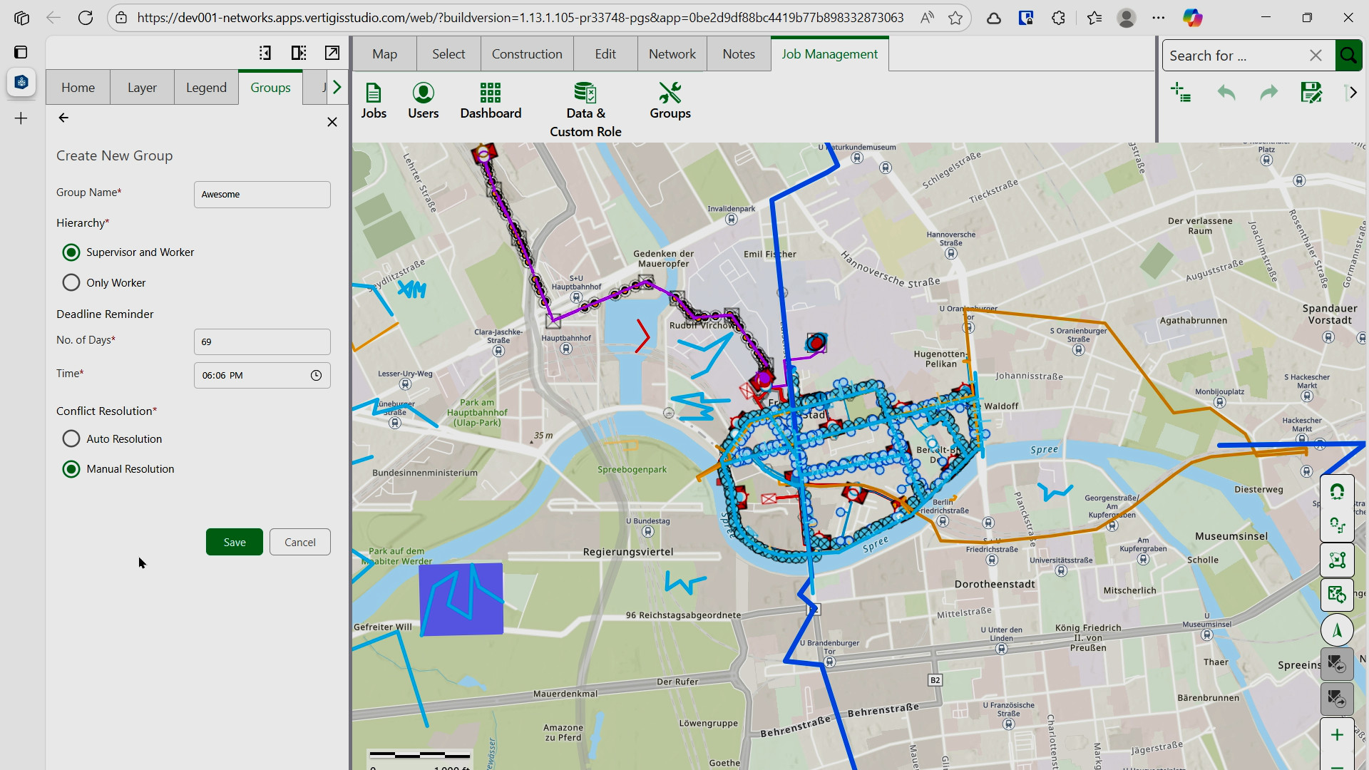 Eine neue Auftragsverwaltungs-Gruppe erstellen Eine neue Auftragsverwaltungs-Gruppe erstellen