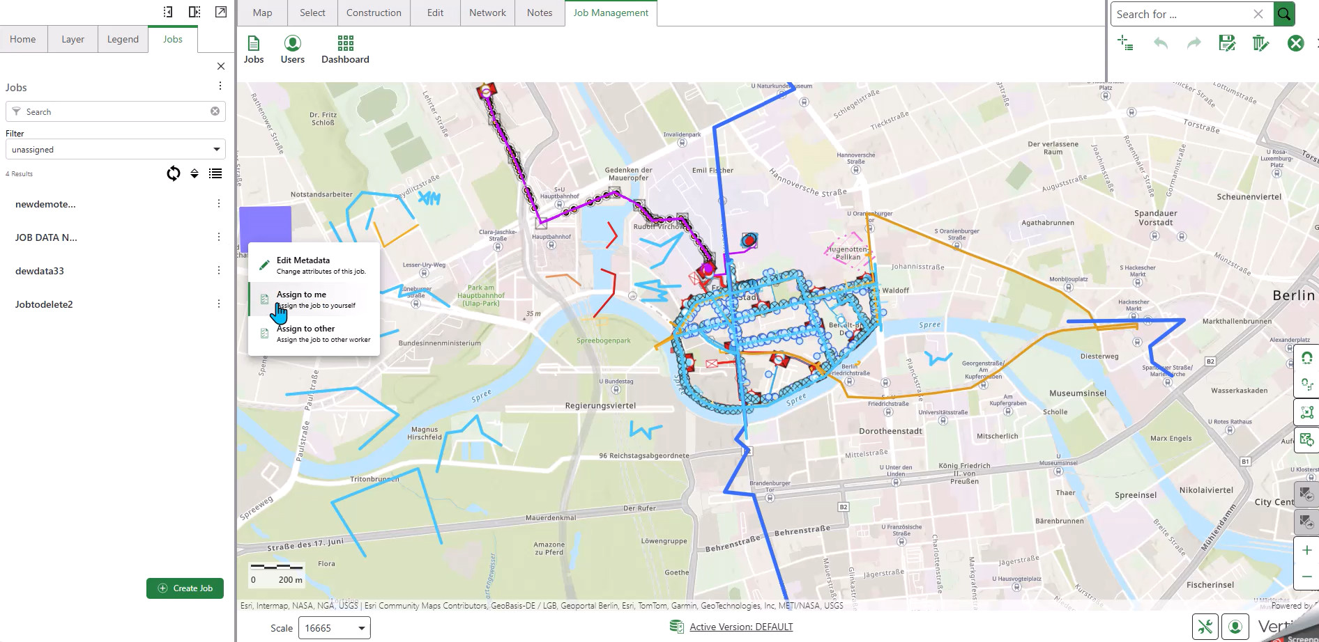 Auftragsoptionen zum Bearbeiten und Zuweisen Auftragsoptionen zum Bearbeiten und Zuweisen