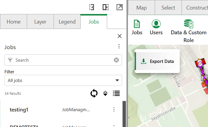 Aufträge exportieren