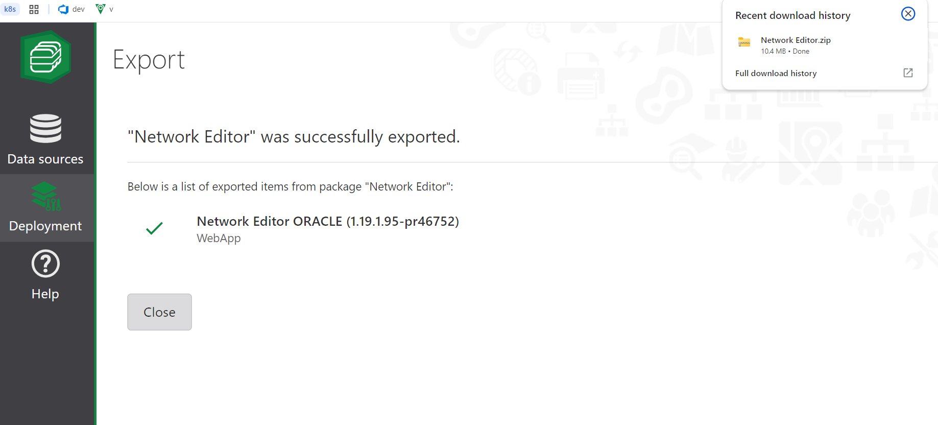export-deployment