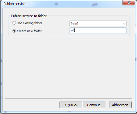 UTI_ArcMap_Publish_service_Create_new_folder